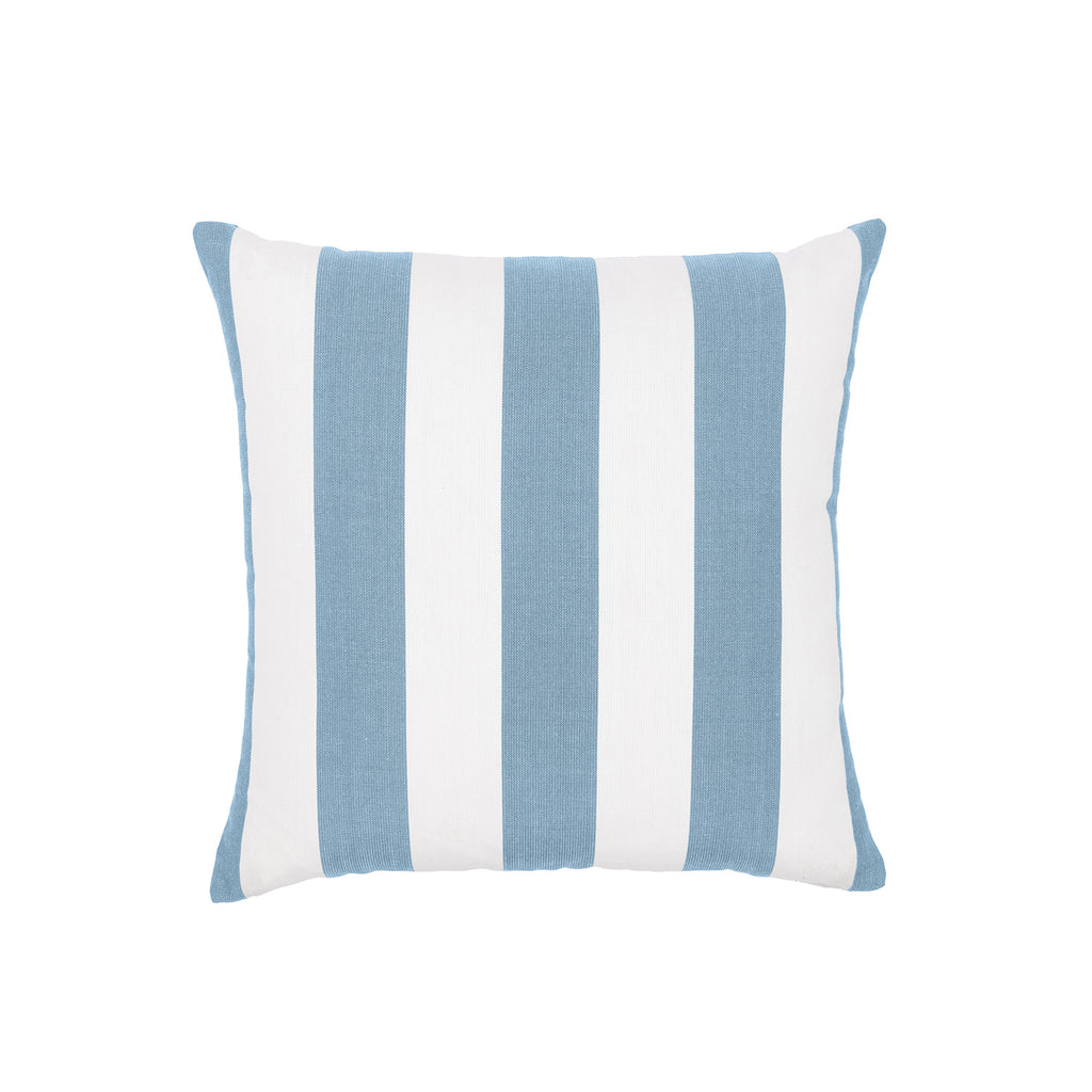 Sherry Kline Designer’s Choice Cabana Stripe Reversible Knife Edge Indoor/Outdoor Pillow 18" Set of 2 9 Color Options