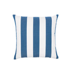 Sherry Kline Designer’s Choice Cabana Stripe Reversible Knife Edge Indoor/Outdoor Pillow 18" Set of 2 9 Color Options