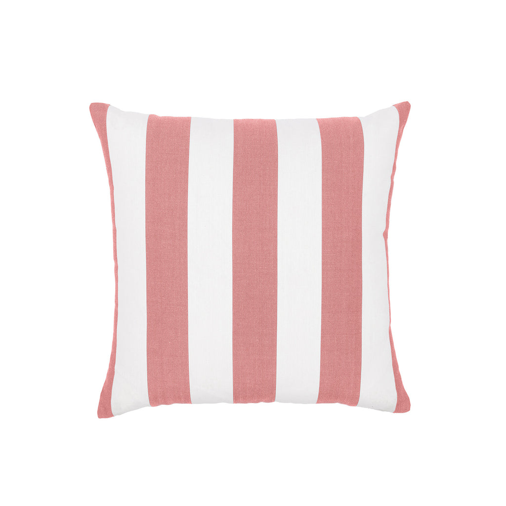 Sherry Kline Designer’s Choice Cabana Stripe Reversible Knife Edge Indoor/Outdoor Pillow 18" Set of 2 9 Color Options