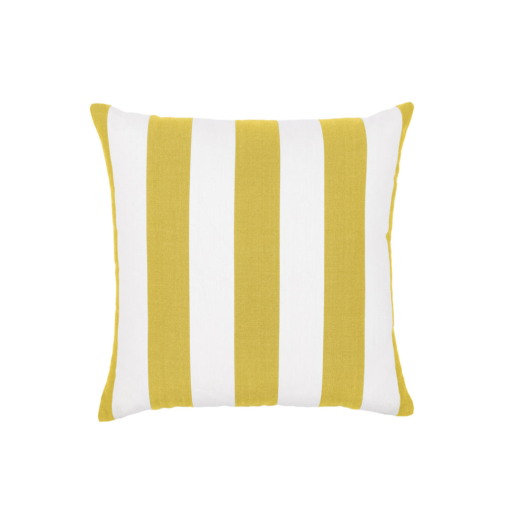 Sherry Kline Designer’s Choice Cabana Stripe Reversible Knife Edge Indoor/Outdoor Pillow 18" Set of 2 9 Color Options