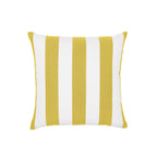 Sherry Kline Designer’s Choice Cabana Stripe Reversible Knife Edge Indoor/Outdoor Pillow 18" Set of 2 9 Color Options