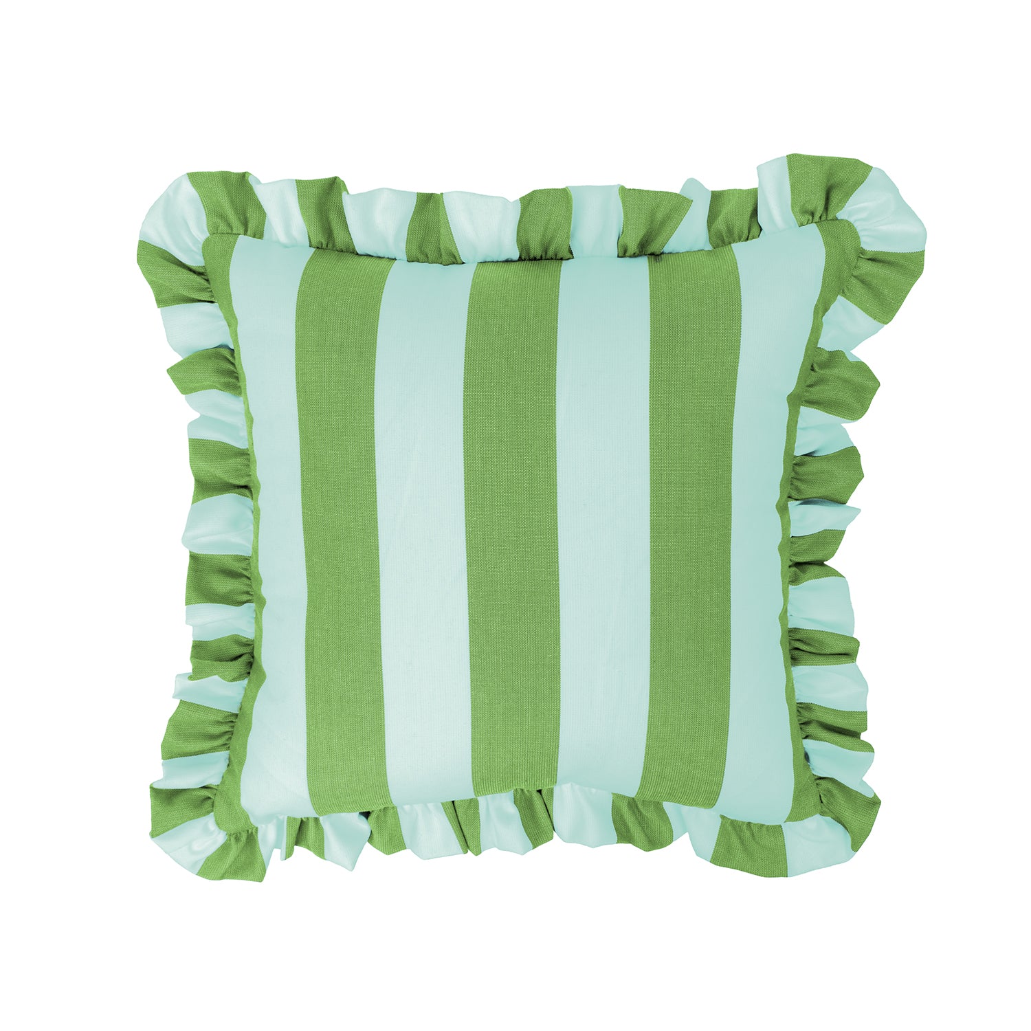 Sherry Kline Cabana Stripe Indoor/Outdoor Reversible Pillow – Set of 2 | 18" Square | 9 Color Options