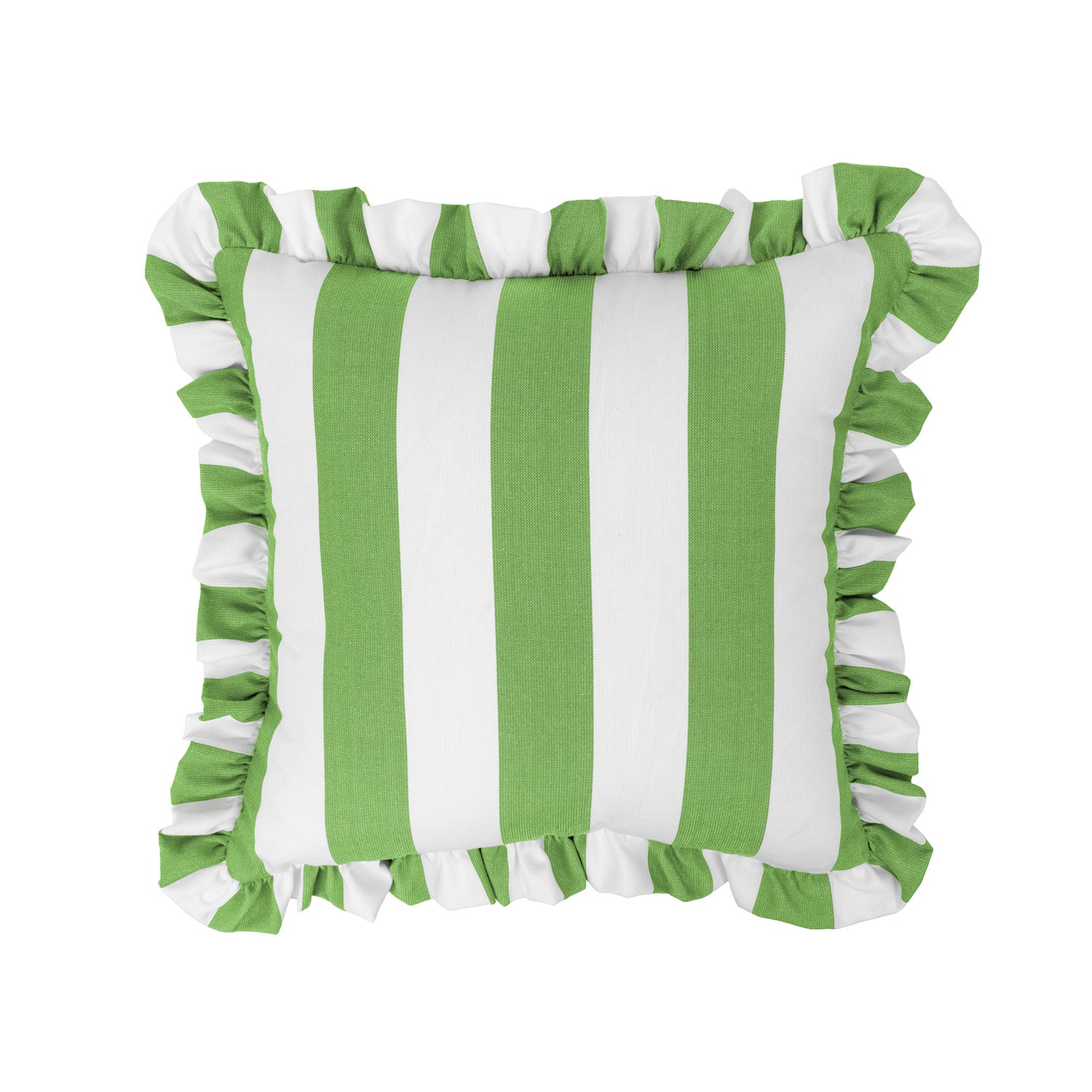 Sherry Kline Cabana Stripe Indoor/Outdoor Reversible Pillow – Set of 2 | 18" Square | 9 Color Options