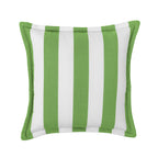 Sherry Kline Designer’s Choice Cabana Stripe Reversible Indoor/Outdoor Square Pillow 20" With Flange| 9 Color Options