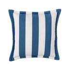 Sherry Kline Designer’s Choice Cabana Stripe Reversible Indoor/Outdoor Square Pillow 20" With Flange| 9 Color Options