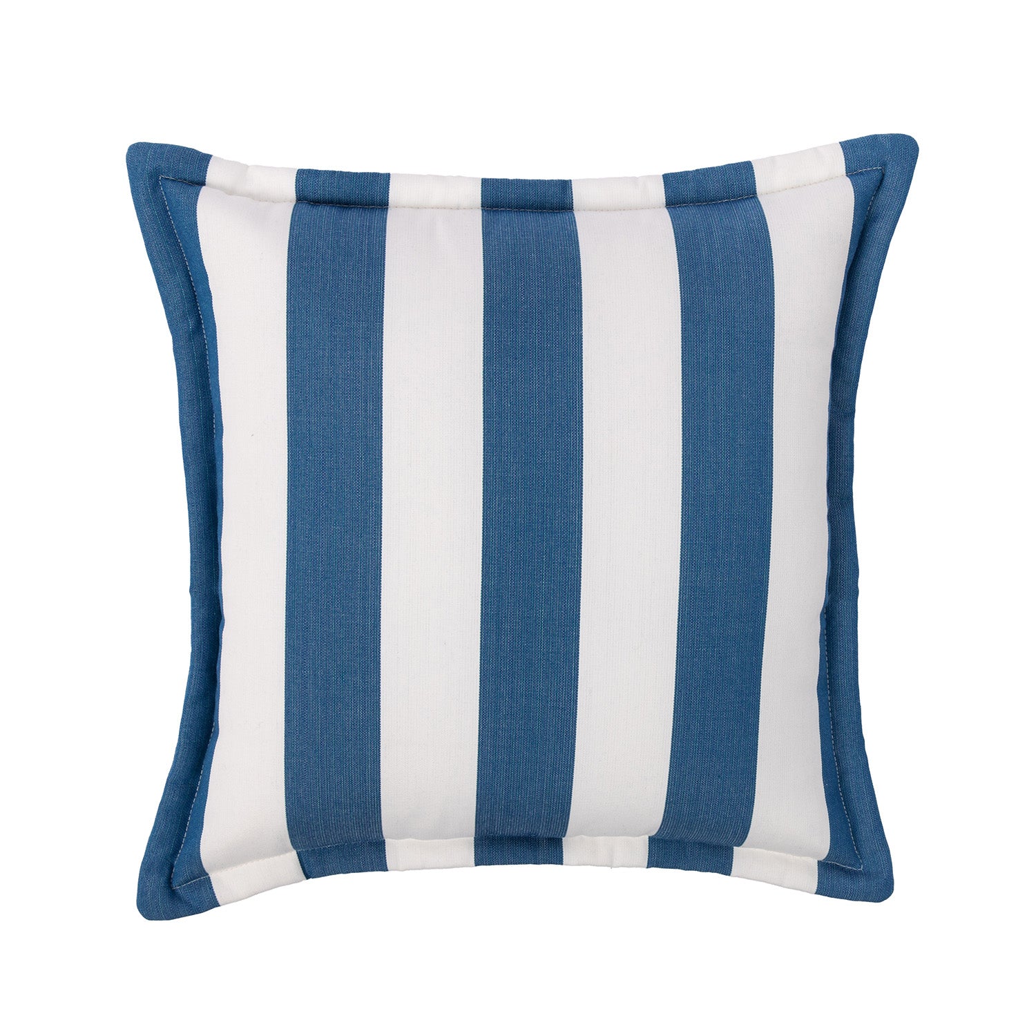 Sherry Kline Designer’s Choice Cabana Stripe Reversible Indoor/Outdoor Square Pillow 20" With Flange| 9 Color Options