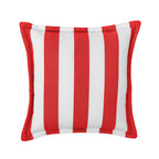 Sherry Kline Designer’s Choice Cabana Stripe Reversible Indoor/Outdoor Square Pillow 20" With Flange| 9 Color Options