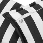 Sherry Kline Designer’s Choice Cabana Stripe Reversible Indoor/Outdoor Square Pillow 20" With Flange| 9 Color Options