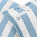 Sherry Kline Designer’s Choice Cabana Stripe Reversible Indoor/Outdoor Square Pillow 20" With Flange| 9 Color Options