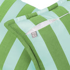 Sherry Kline Designer’s Choice Cabana Stripe Reversible Indoor/Outdoor Square Pillow 20" With Flange| 9 Color Options