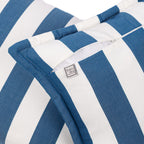 Sherry Kline Designer’s Choice Cabana Stripe Reversible Indoor/Outdoor Square Pillow 20" With Flange| 9 Color Options