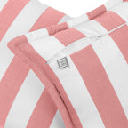 Sherry Kline Designer’s Choice Cabana Stripe Reversible Indoor/Outdoor Square Pillow 20" With Flange| 9 Color Options