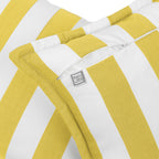 Sherry Kline Designer’s Choice Cabana Stripe Reversible Indoor/Outdoor Square Pillow 20" With Flange| 9 Color Options