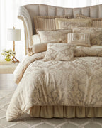 Annabelle Queen Velvet Ruffled Bed Skirt