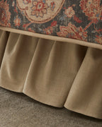 Caspian Queen Ruffled Bed Skirt