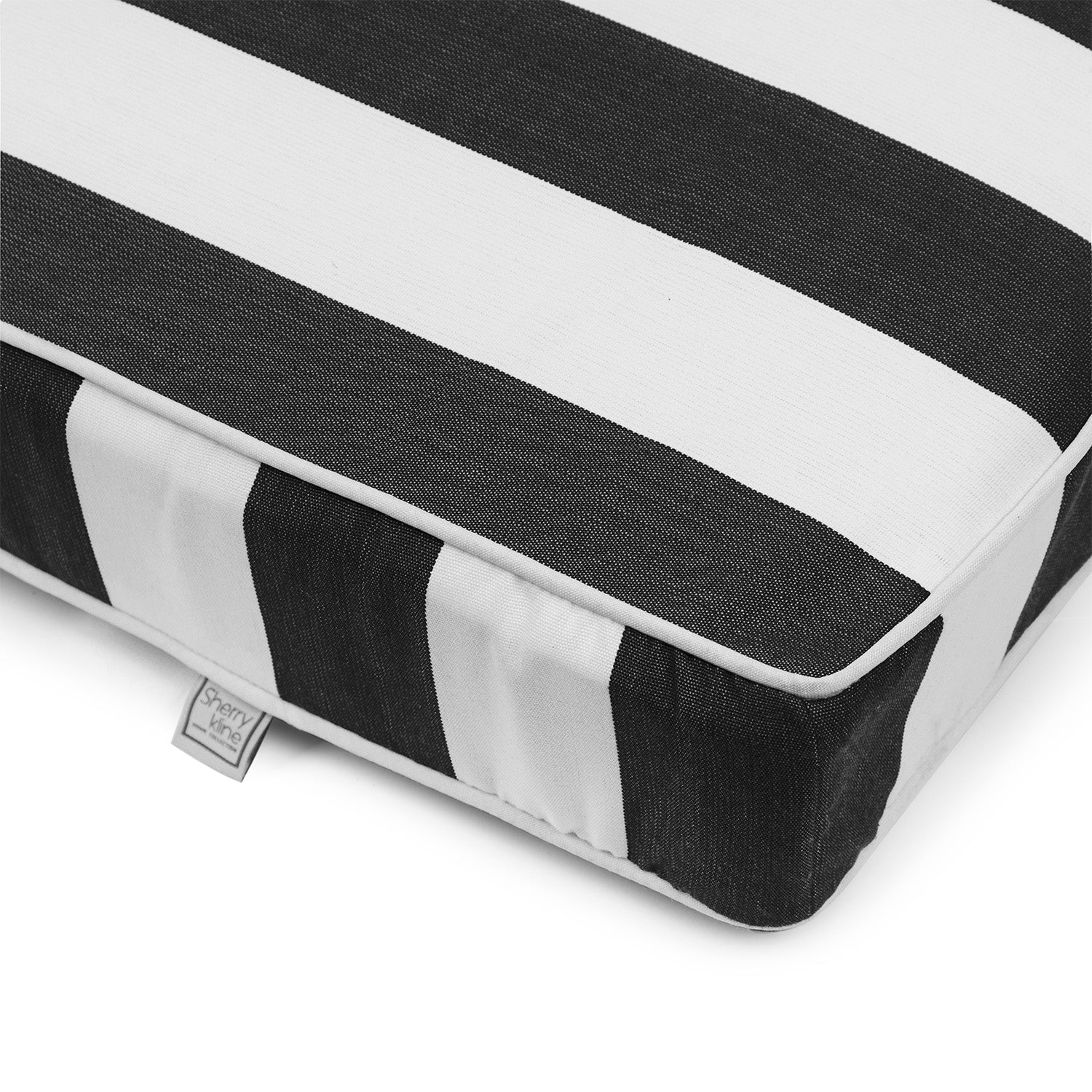 Sherry Kline Designer’s Choice Reversible Cabana Stripe Outdoor Chaise Lounge Cushion | 9 Color Options