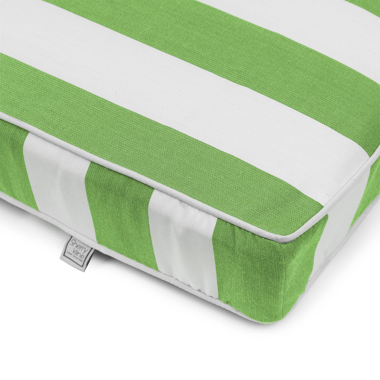 Sherry Kline Designer’s Choice Reversible Cabana Stripe Outdoor Chaise Lounge Cushion | 9 Color Options