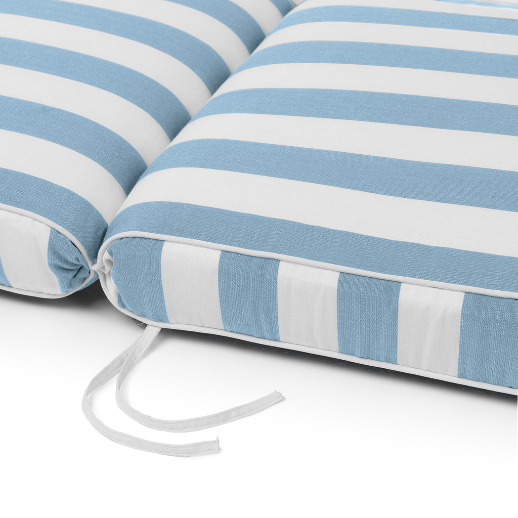 Sherry Kline Designer’s Choice Reversible Cabana Stripe Outdoor Chaise Lounge Cushion | 9 Color Options