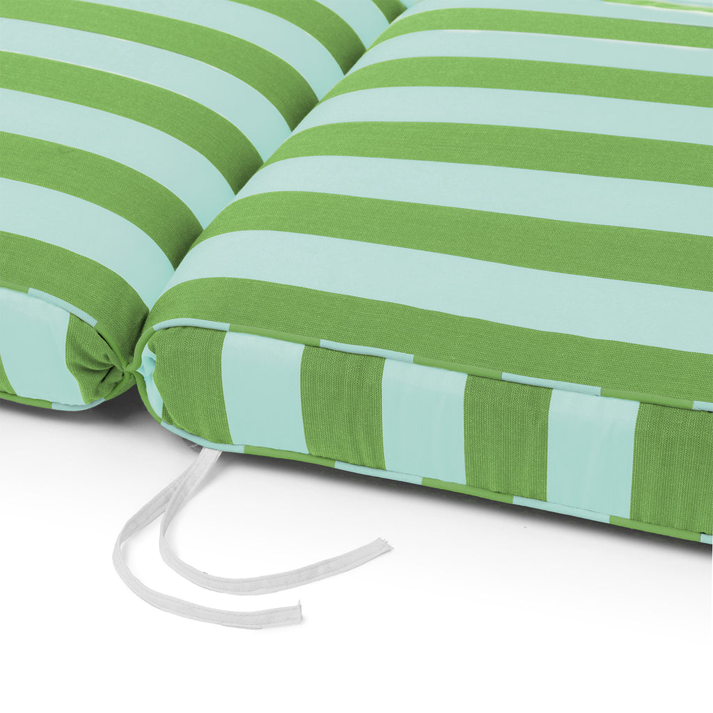 Sherry Kline Designer’s Choice Reversible Cabana Stripe Outdoor Chaise Lounge Cushion | 9 Color Options