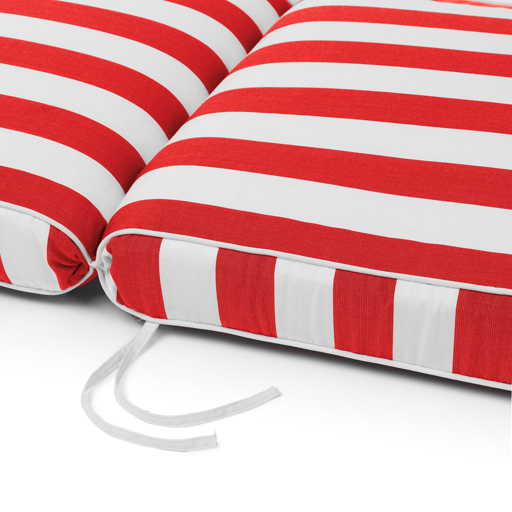 Sherry Kline Designer’s Choice Reversible Cabana Stripe Outdoor Chaise Lounge Cushion | 9 Color Options