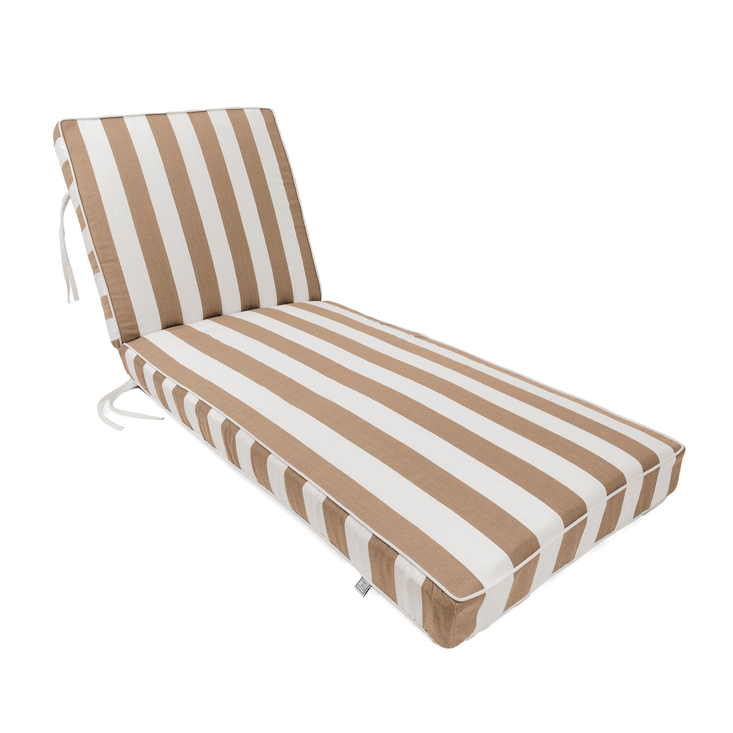 Sherry Kline Designer’s Choice Reversible Cabana Stripe Outdoor Chaise Lounge Cushion | 9 Color Options