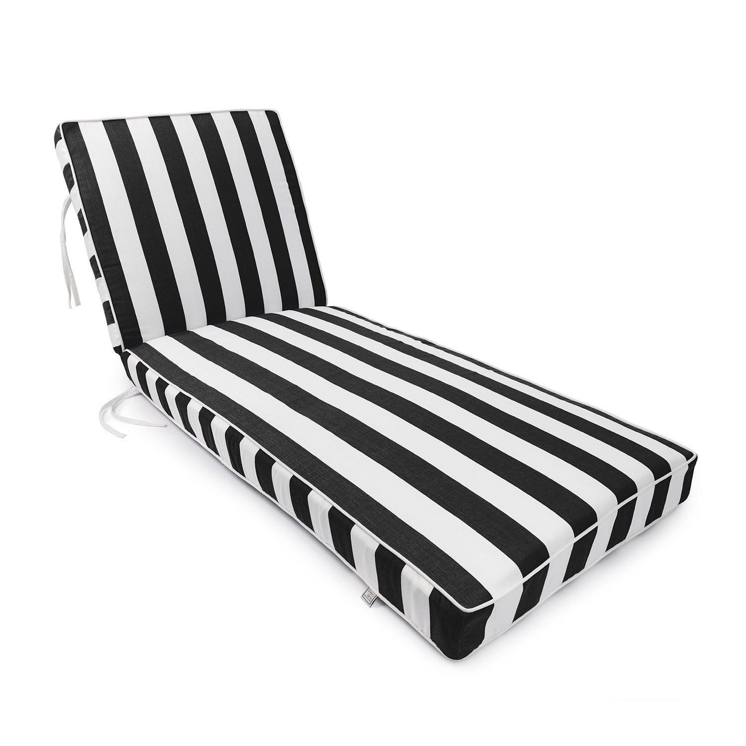Sherry Kline Designer’s Choice Reversible Cabana Stripe Outdoor Chaise Lounge Cushion | 9 Color Options