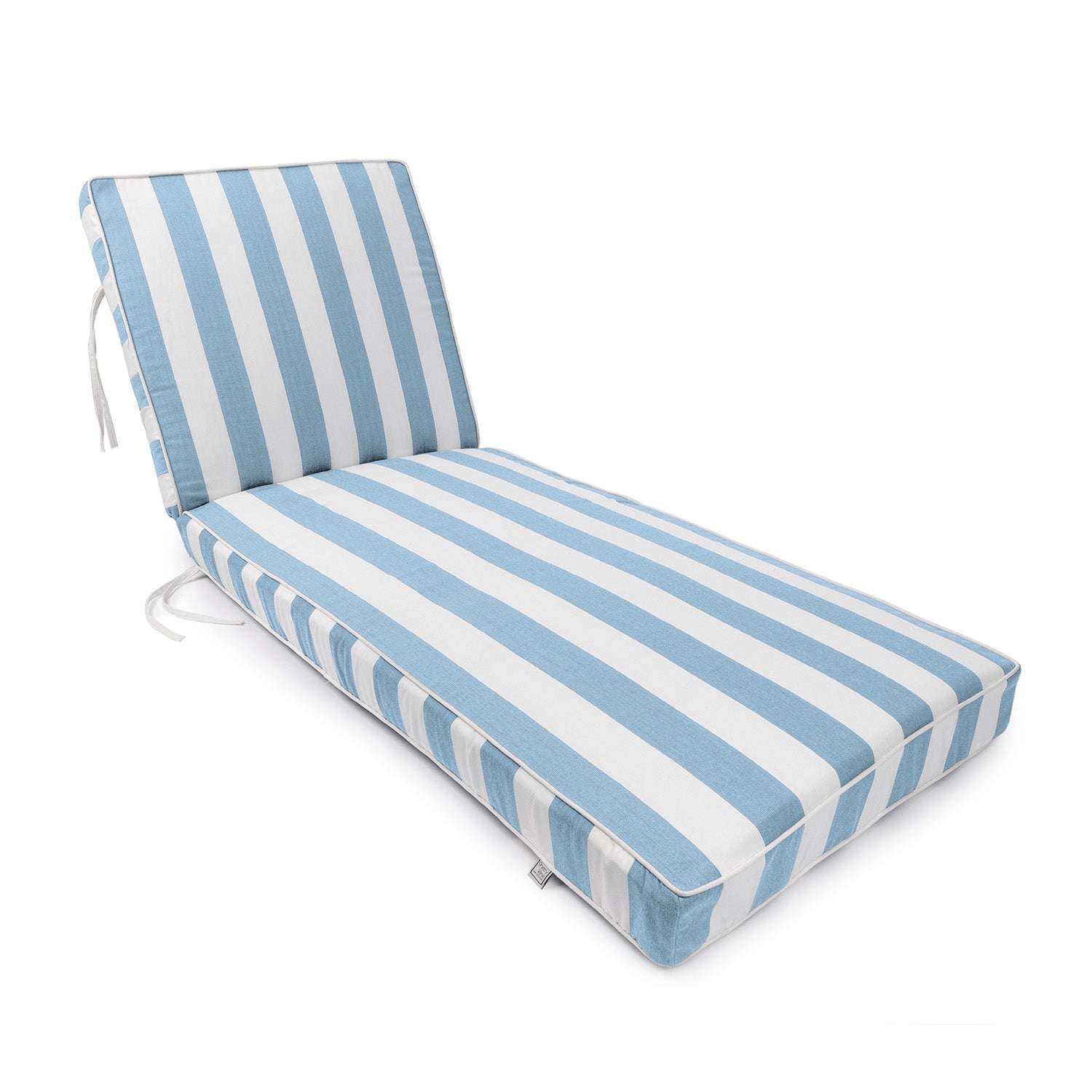 Sherry Kline Designer’s Choice Reversible Cabana Stripe Outdoor Chaise Lounge Cushion | 9 Color Options