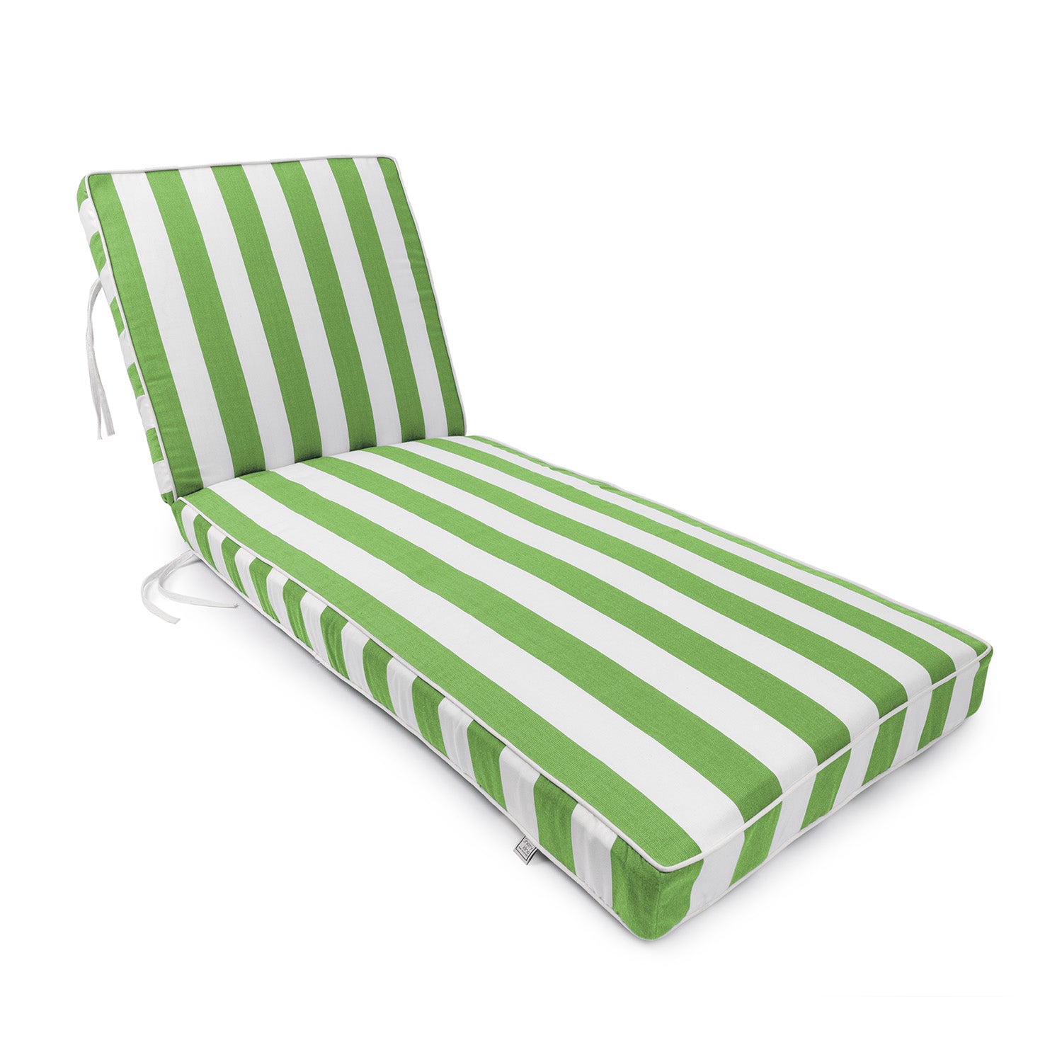 Sherry Kline Designer’s Choice Reversible Cabana Stripe Outdoor Chaise Lounge Cushion | 9 Color Options