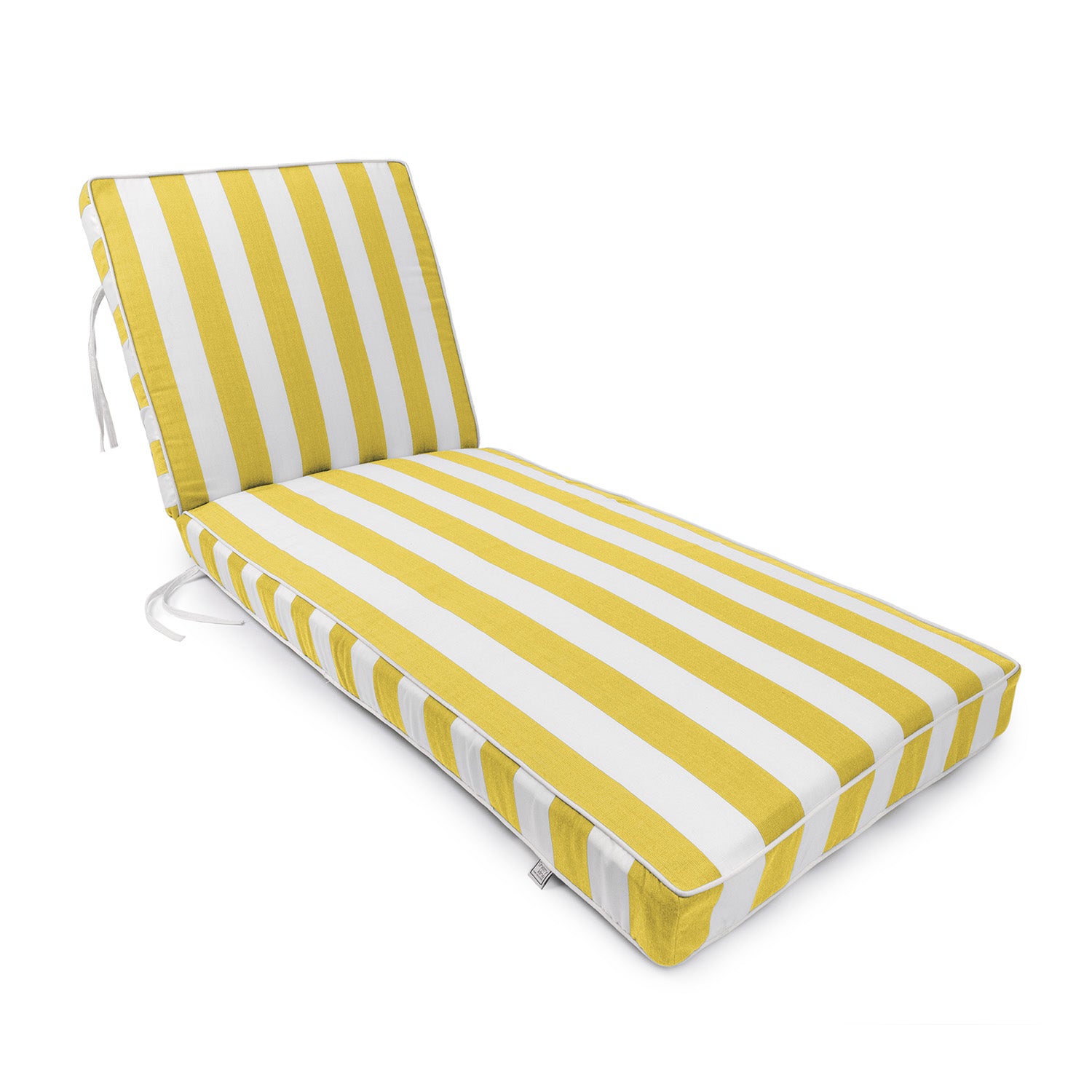 Sherry Kline Designer’s Choice Reversible Cabana Stripe Outdoor Chaise Lounge Cushion | 9 Color Options