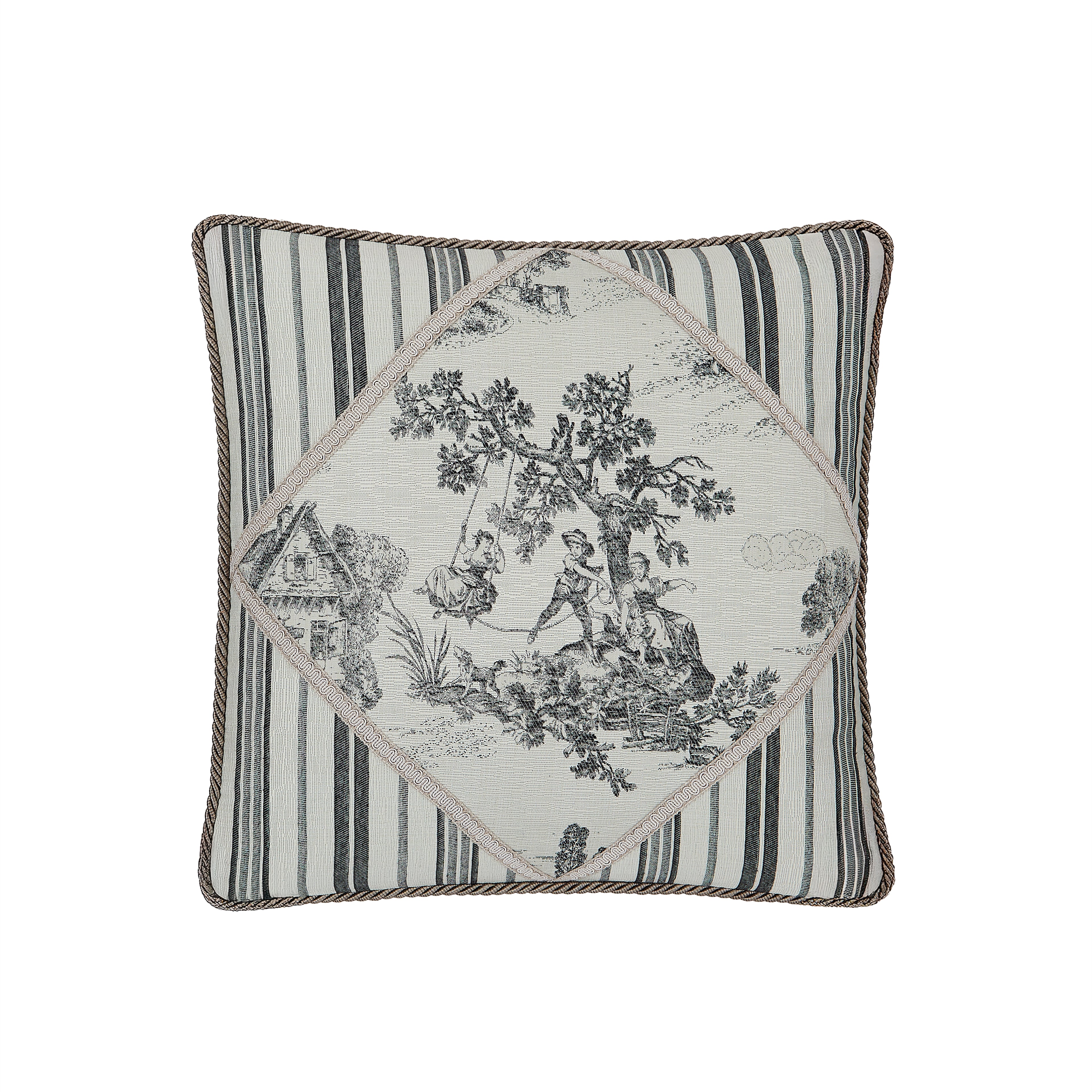 Austin Horn Collection Cosmopolitan Toile - Carbon