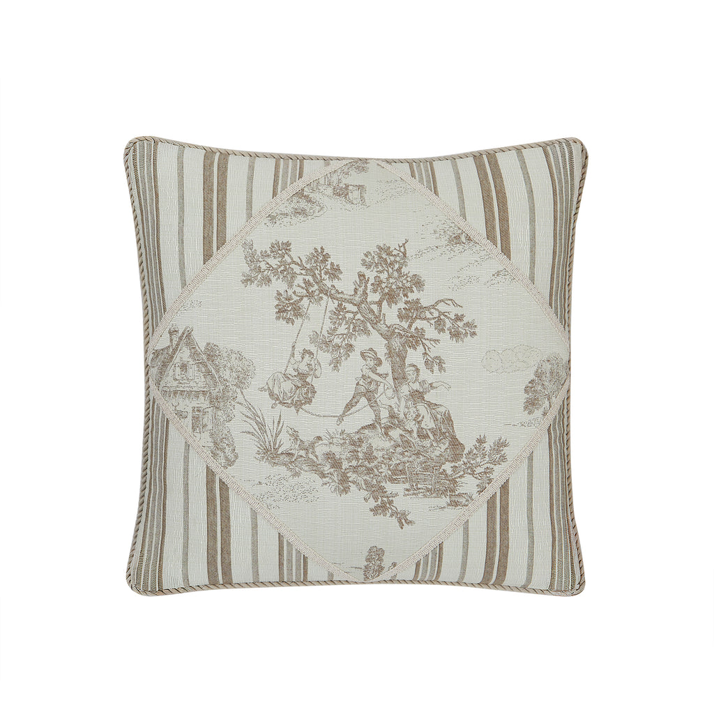 Austin Horn Collection Cosmopolitan Toile - Taupe