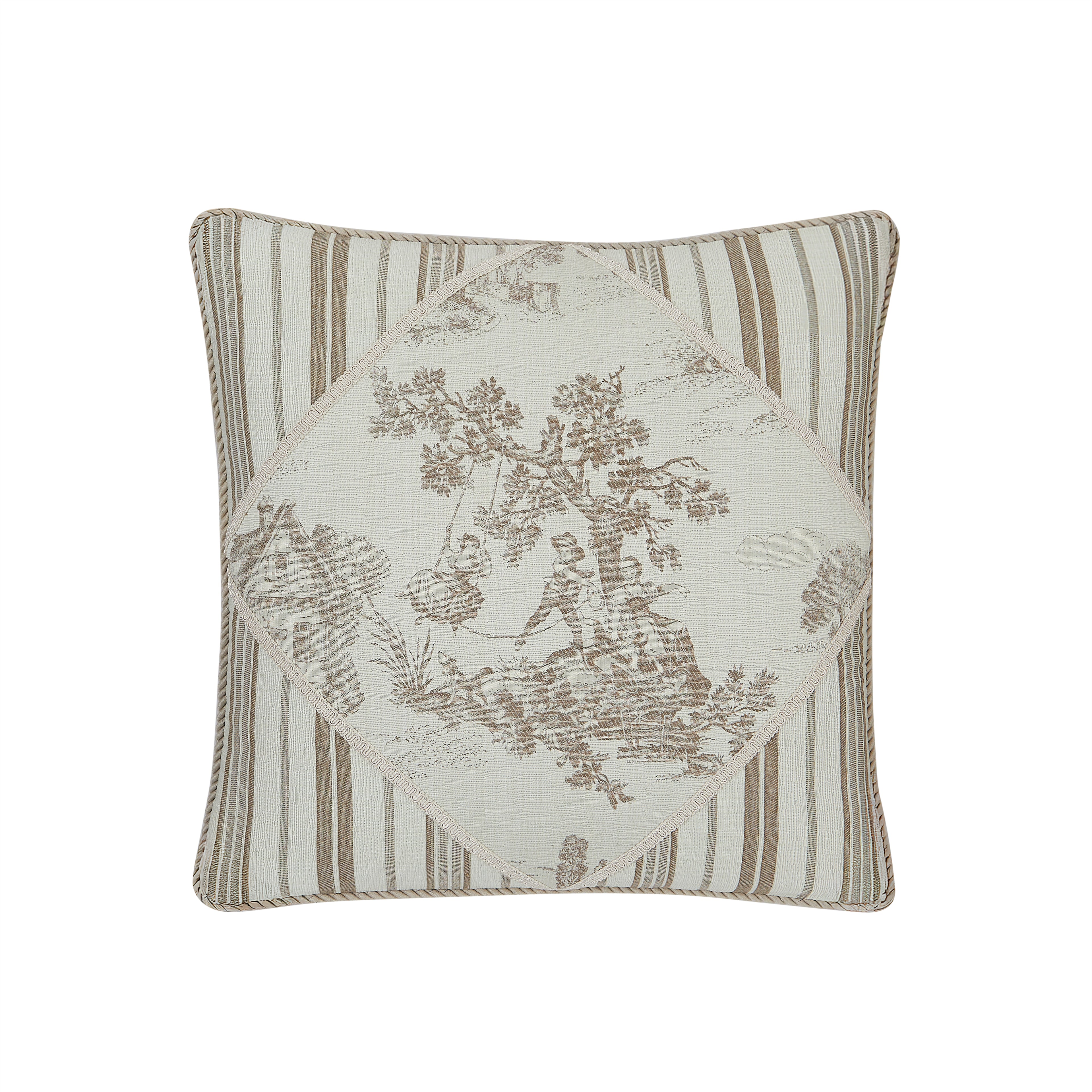 Austin Horn Collection Cosmopolitan Toile - Taupe