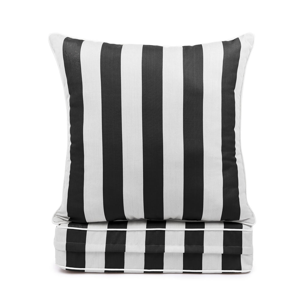 Sherry Kline Designer’s Choice Reversible Cabana Stripe Outdoor Deep Seat Cushion Set | 9 Color Options