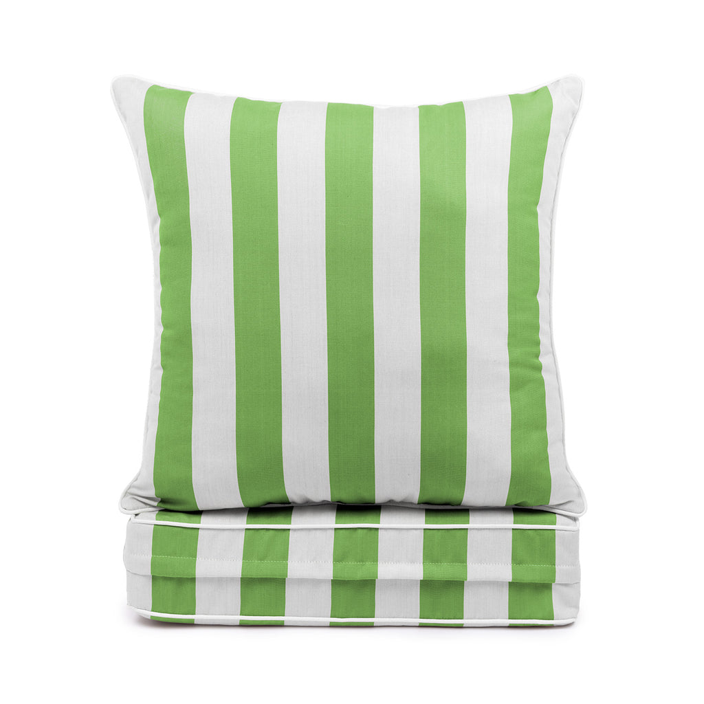 Sherry Kline Designer’s Choice Reversible Cabana Stripe Outdoor Deep Seat Cushion Set | 9 Color Options