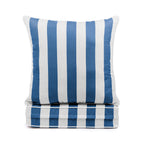 Sherry Kline Designer’s Choice Reversible Cabana Stripe Outdoor Deep Seat Cushion Set | 9 Color Options