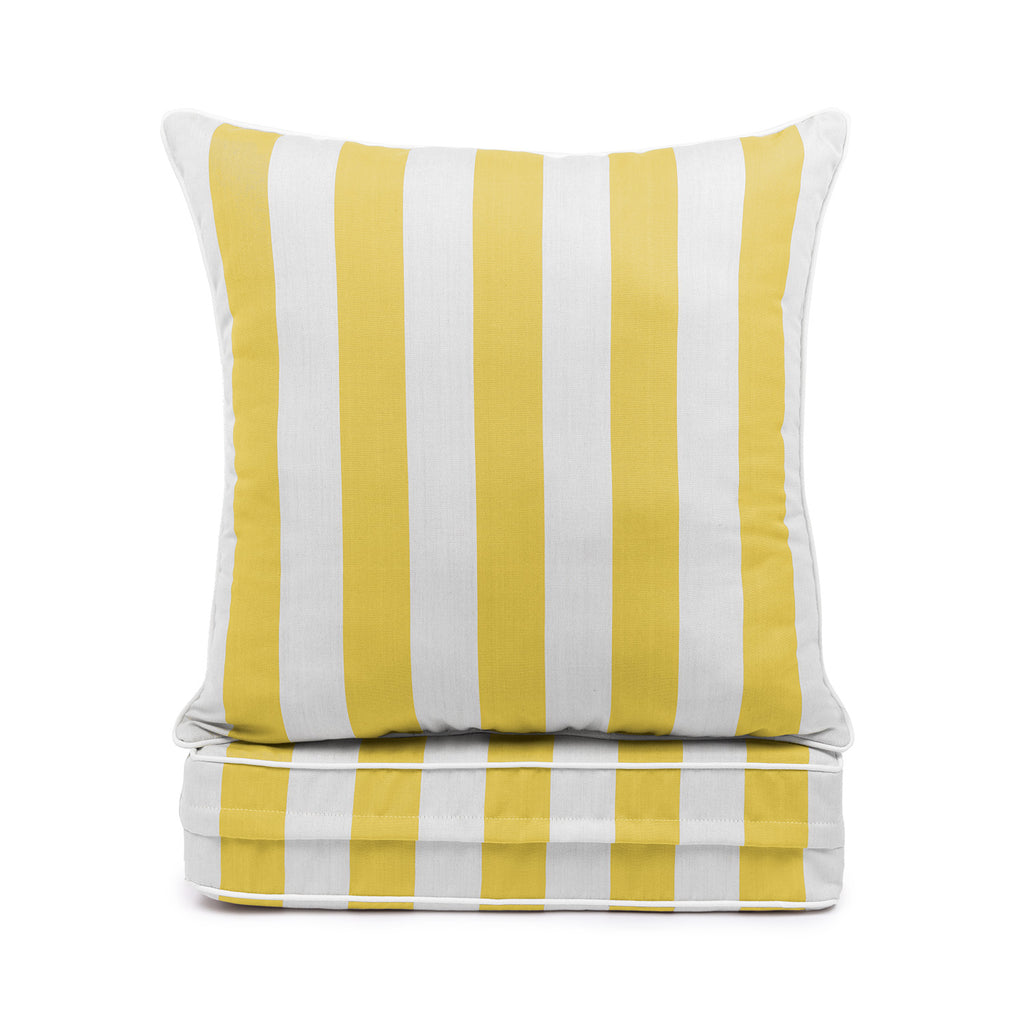 Sherry Kline Designer’s Choice Reversible Cabana Stripe Outdoor Deep Seat Cushion Set | 9 Color Options