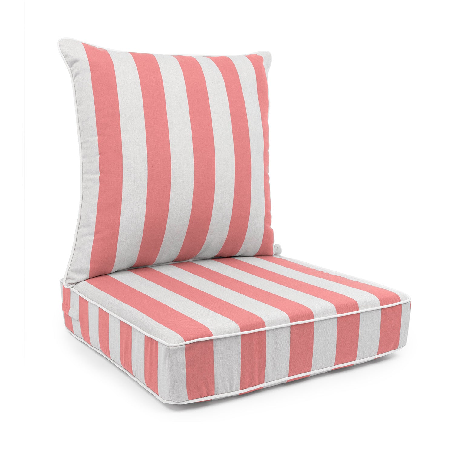 Sherry Kline Designer’s Choice Reversible Cabana Stripe Outdoor Deep Seat Cushion Set | 9 Color Options