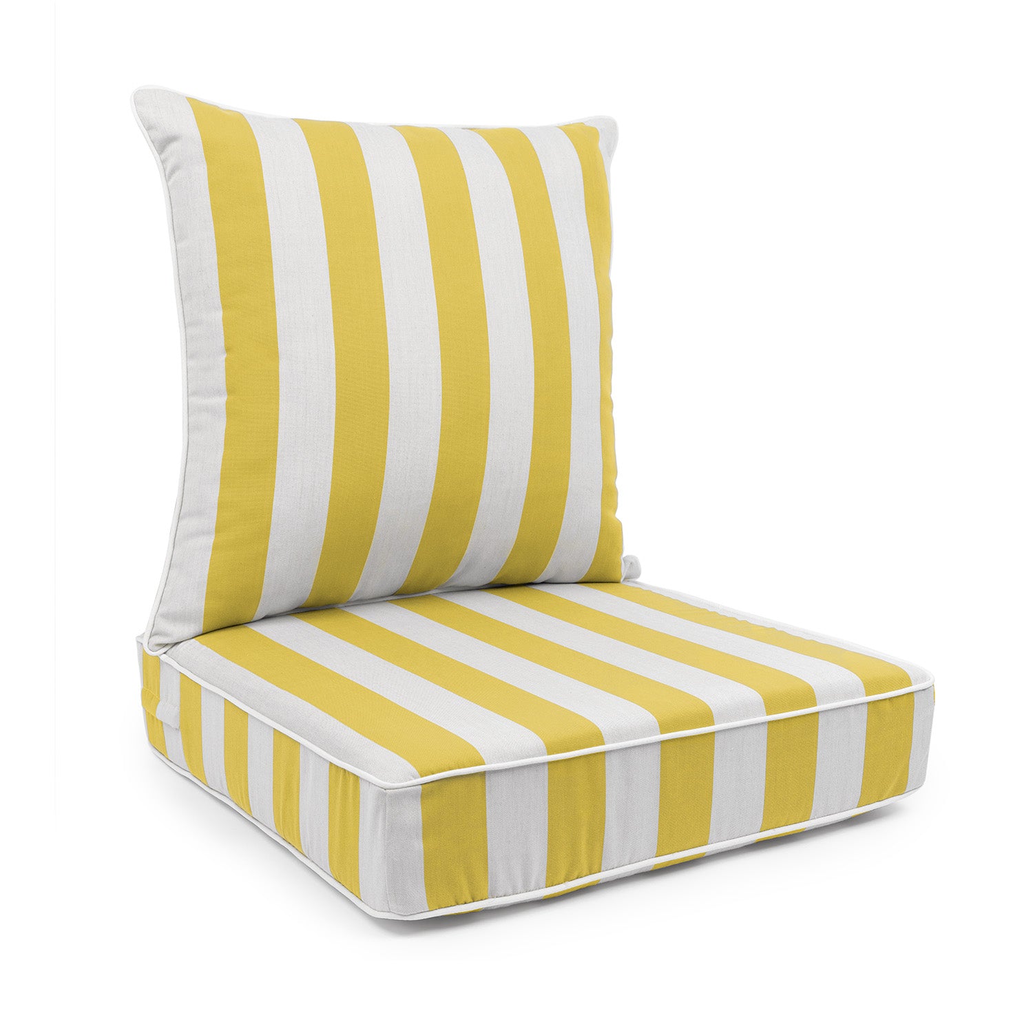 Sherry Kline Designer’s Choice Reversible Cabana Stripe Outdoor Deep Seat Cushion Set | 9 Color Options