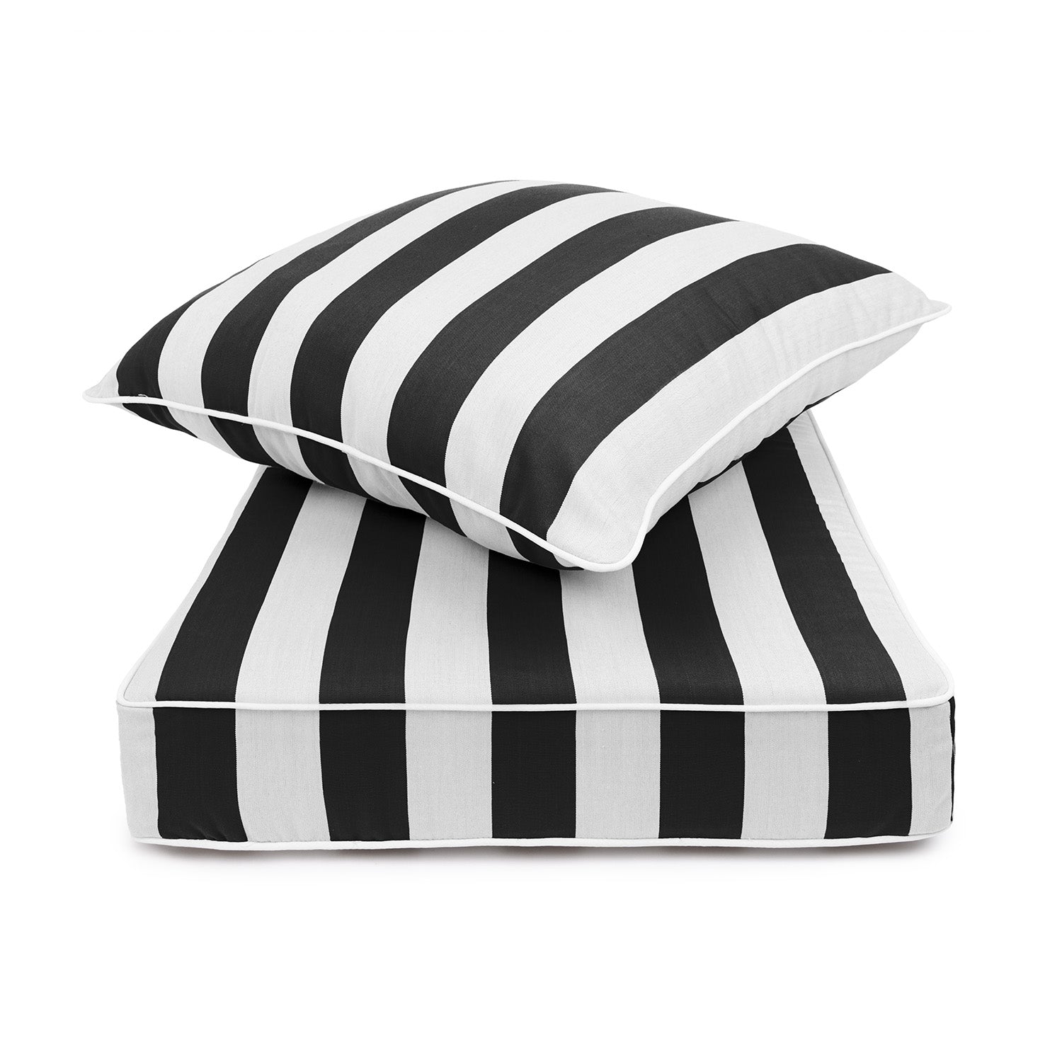 Sherry Kline Designer’s Choice Reversible Cabana Stripe Outdoor Deep Seat Cushion Set | 9 Color Options