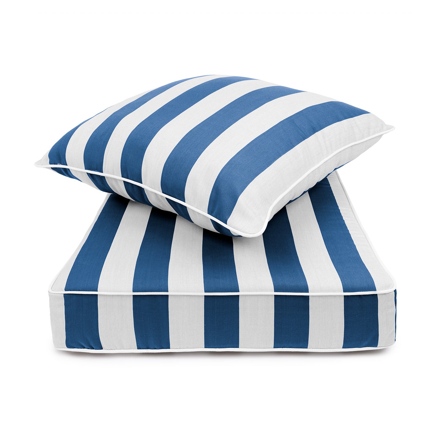 Sherry Kline Designer’s Choice Reversible Cabana Stripe Outdoor Deep Seat Cushion Set | 9 Color Options