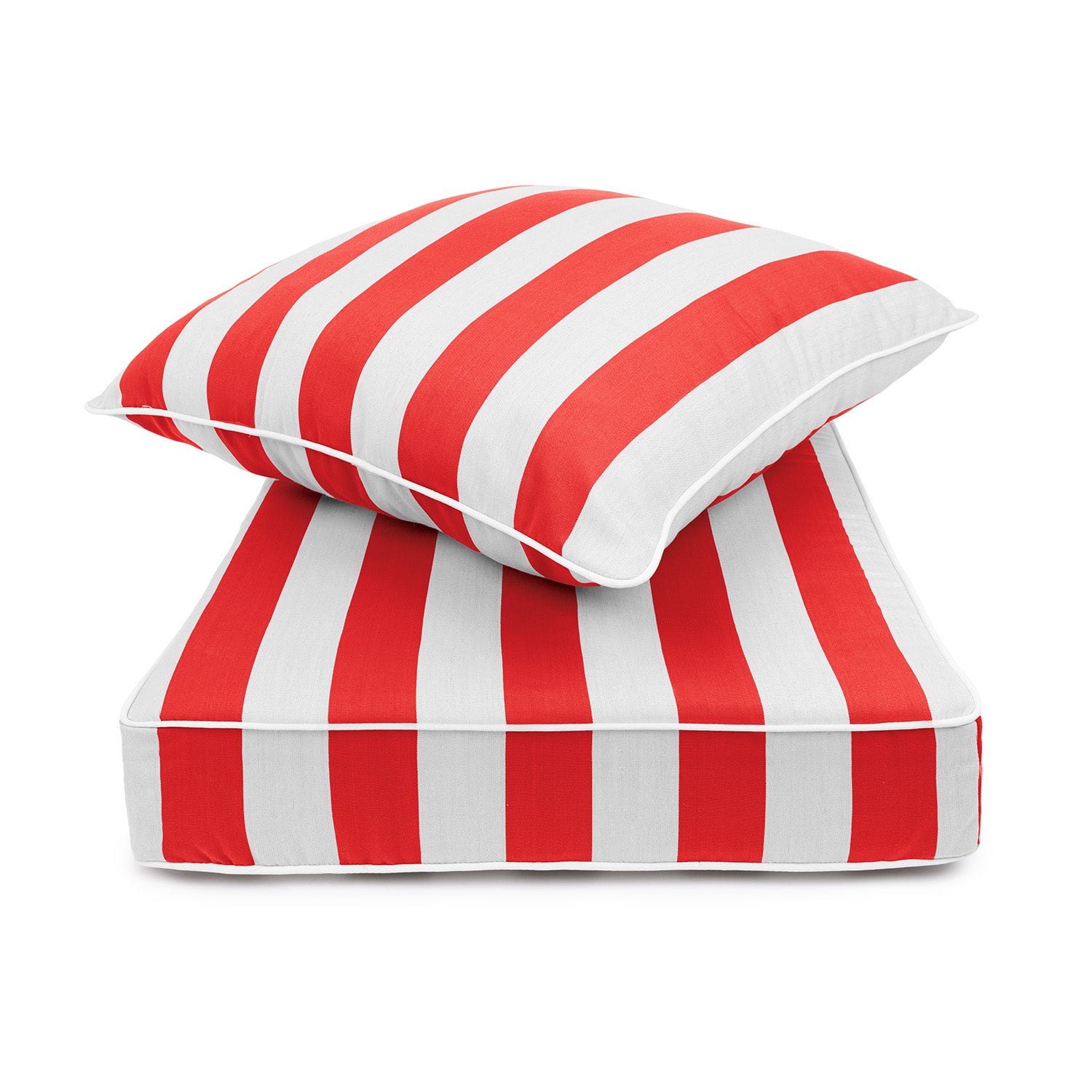 Sherry Kline Designer’s Choice Reversible Cabana Stripe Outdoor Deep Seat Cushion Set | 9 Color Options
