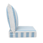 Sherry Kline Designer’s Choice Reversible Cabana Stripe Outdoor Deep Seat Cushion Set | 9 Color Options