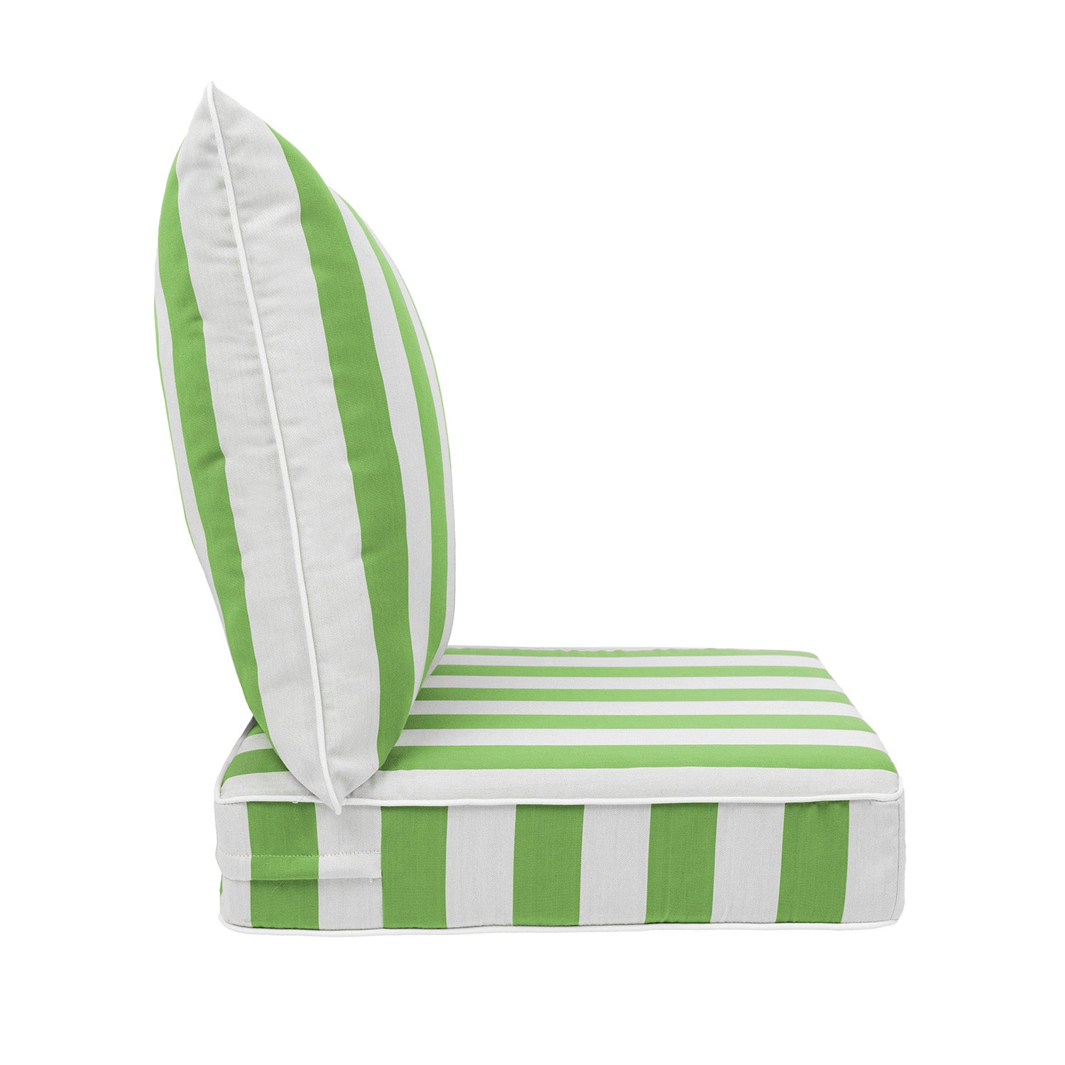 Sherry Kline Designer’s Choice Reversible Cabana Stripe Outdoor Deep Seat Cushion Set | 9 Color Options
