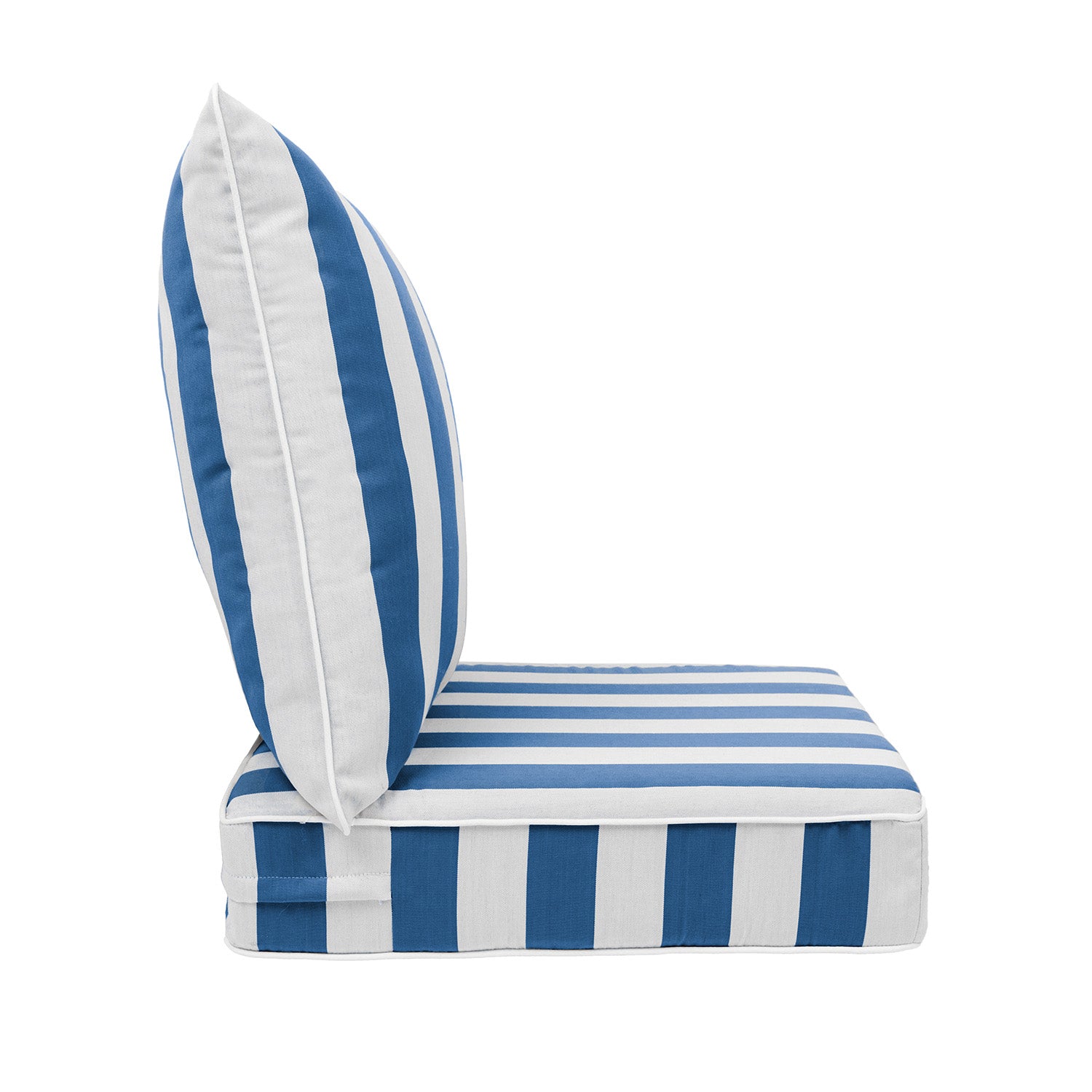 Sherry Kline Designer’s Choice Reversible Cabana Stripe Outdoor Deep Seat Cushion Set | 9 Color Options