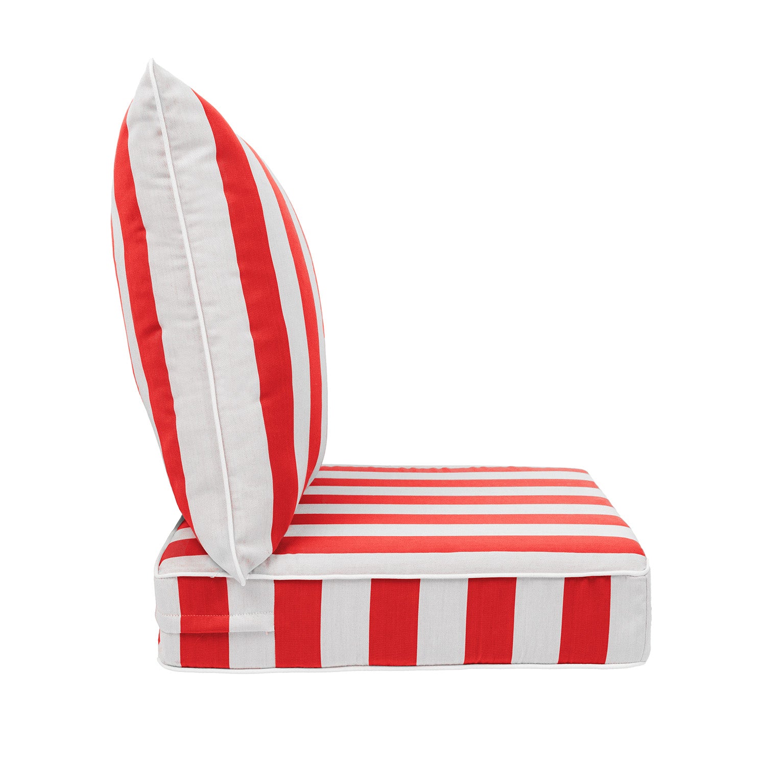 Sherry Kline Designer’s Choice Reversible Cabana Stripe Outdoor Deep Seat Cushion Set | 9 Color Options