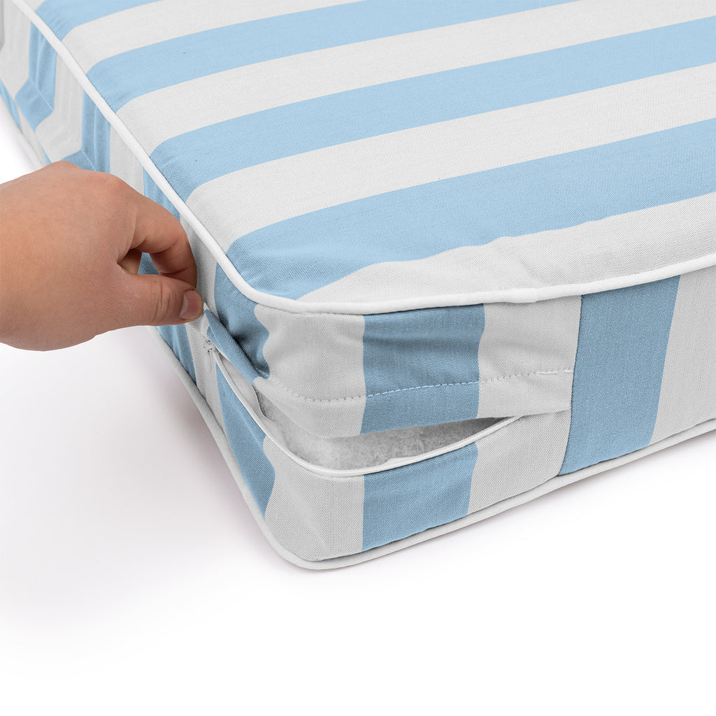 Sherry Kline Designer’s Choice Reversible Cabana Stripe Outdoor Deep Seat Cushion Set | 9 Color Options