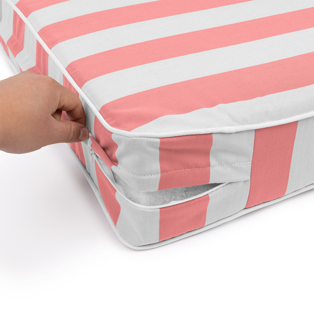 Sherry Kline Designer’s Choice Reversible Cabana Stripe Outdoor Deep Seat Cushion Set | 9 Color Options