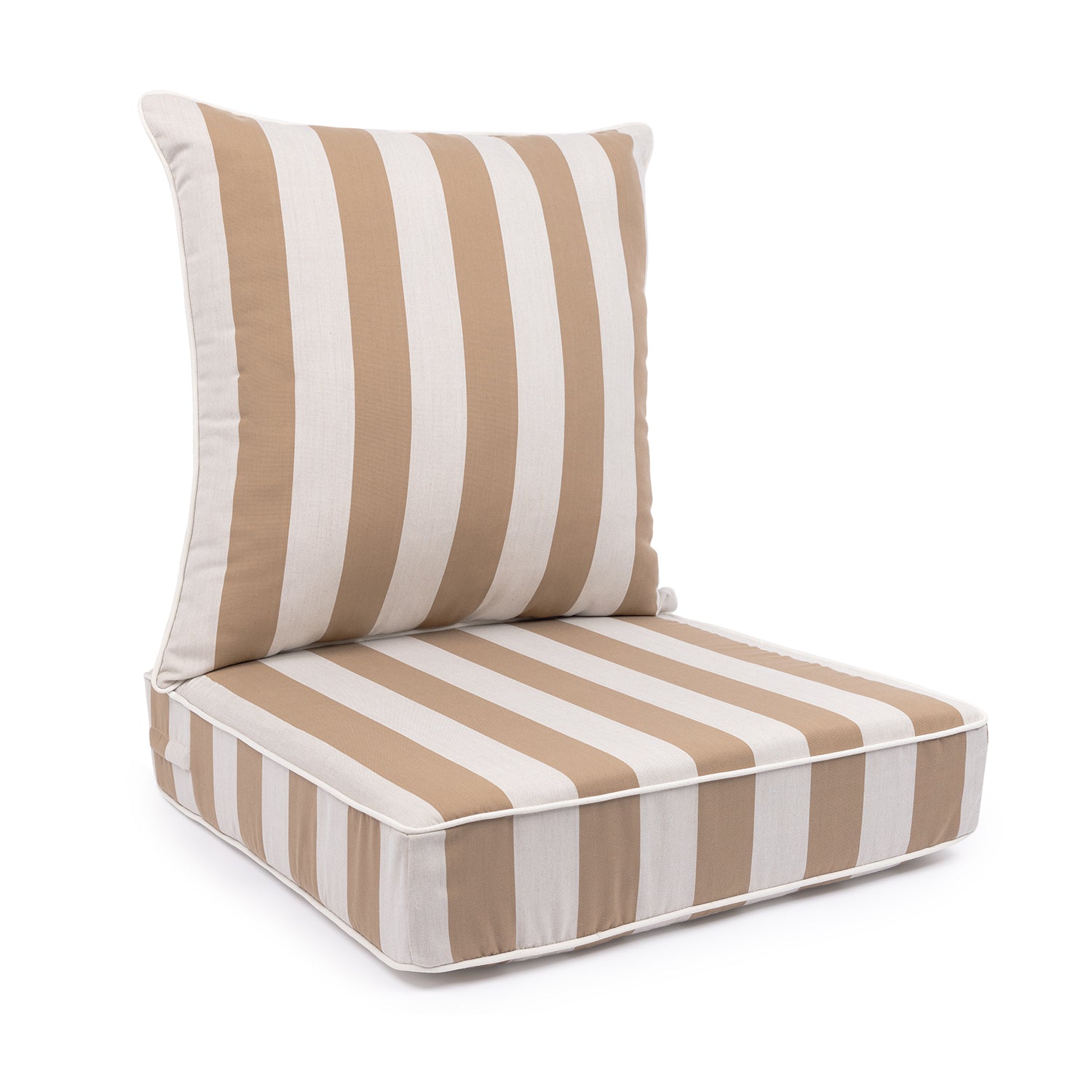 Sherry Kline Designer’s Choice Reversible Cabana Stripe Outdoor Deep Seat Cushion Set | 9 Color Options