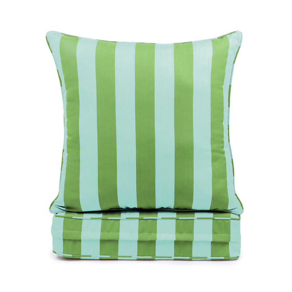 Sherry Kline Designer’s Choice Reversible Cabana Stripe Outdoor Deep Seat Cushion Set | 9 Color Options