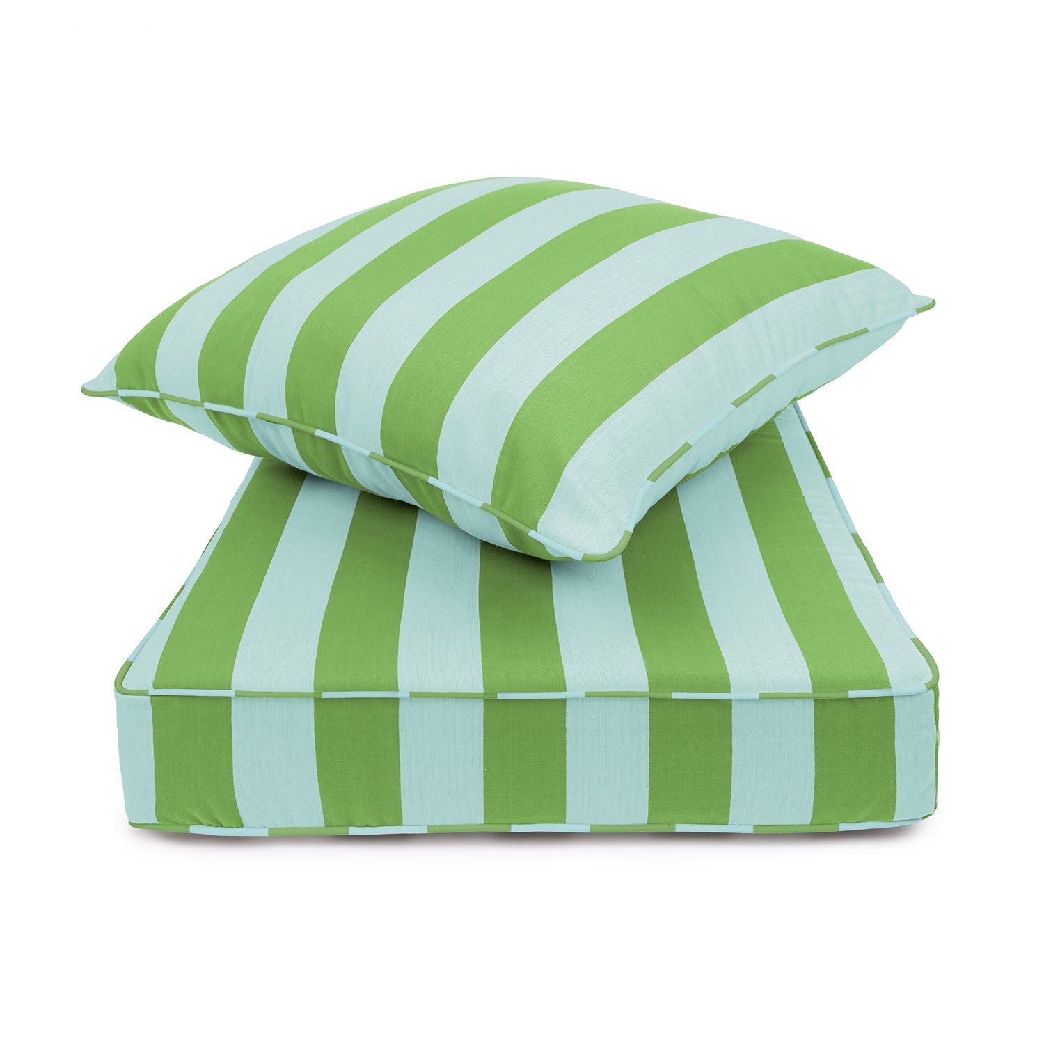 Sherry Kline Designer’s Choice Reversible Cabana Stripe Outdoor Deep Seat Cushion Set | 9 Color Options